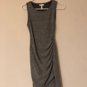 Grey Bodycon Midi Dress